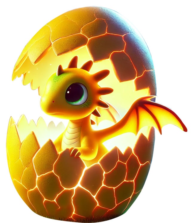 dragon jaune