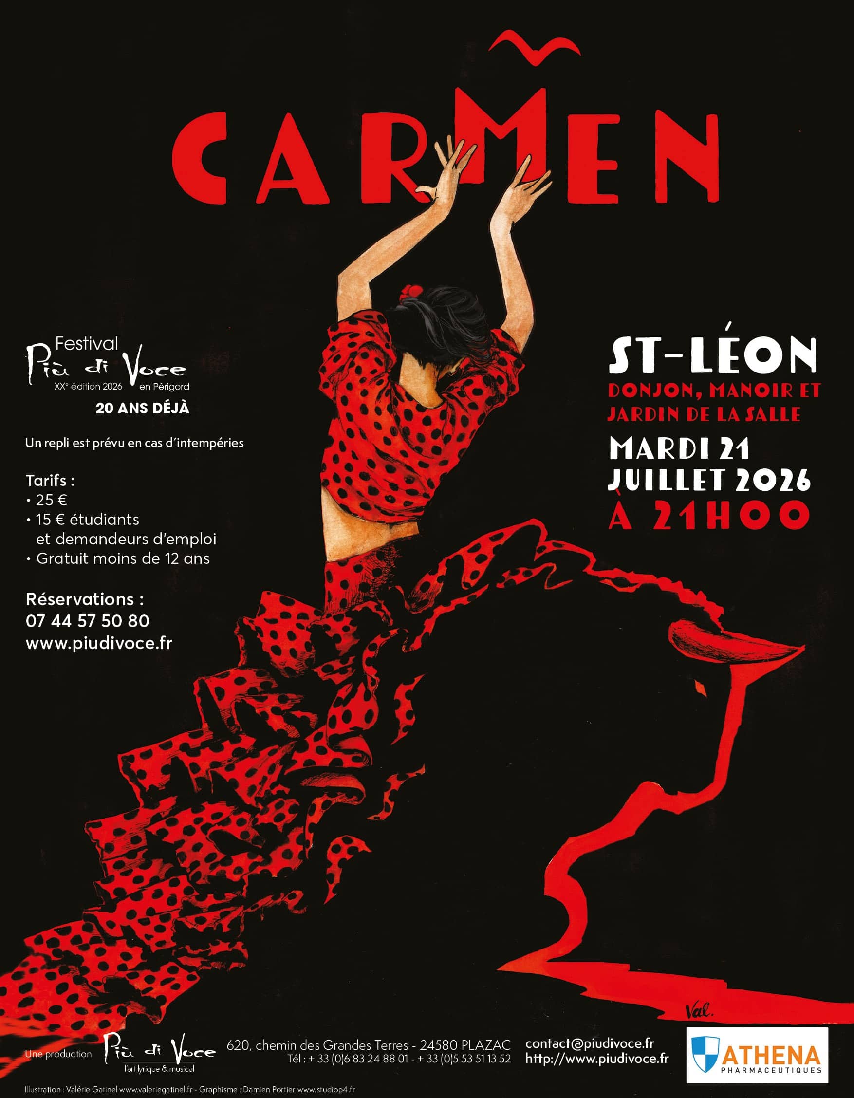 Affiche Carmen le Donjon